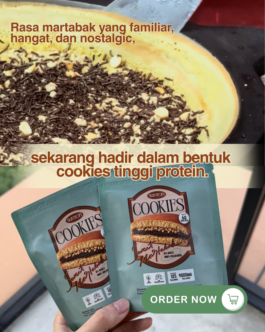 Sustein Cookies Martabak — rasa familiar, tanpa rasa bersalah