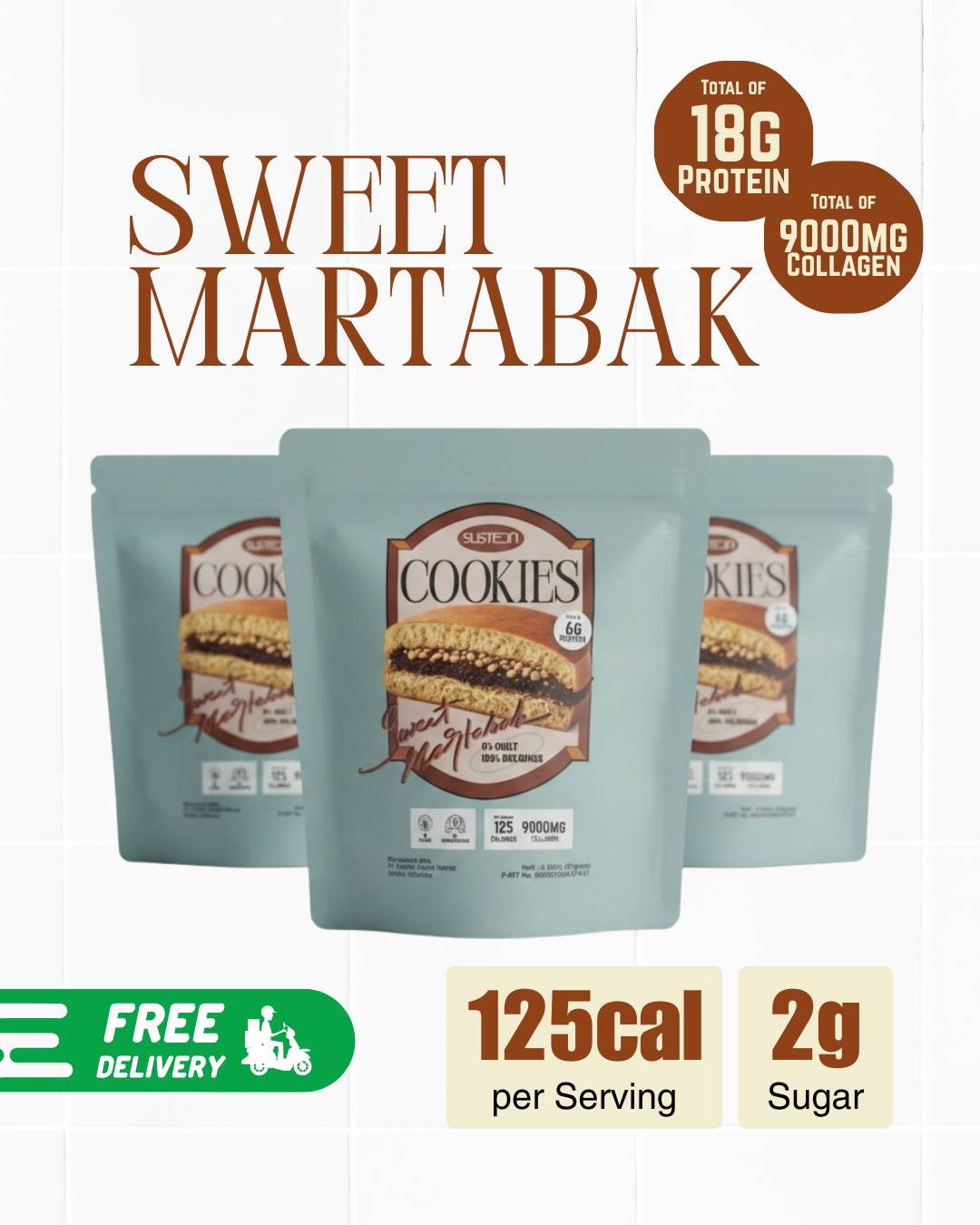 Kemasan Sustein Cookies Martabak